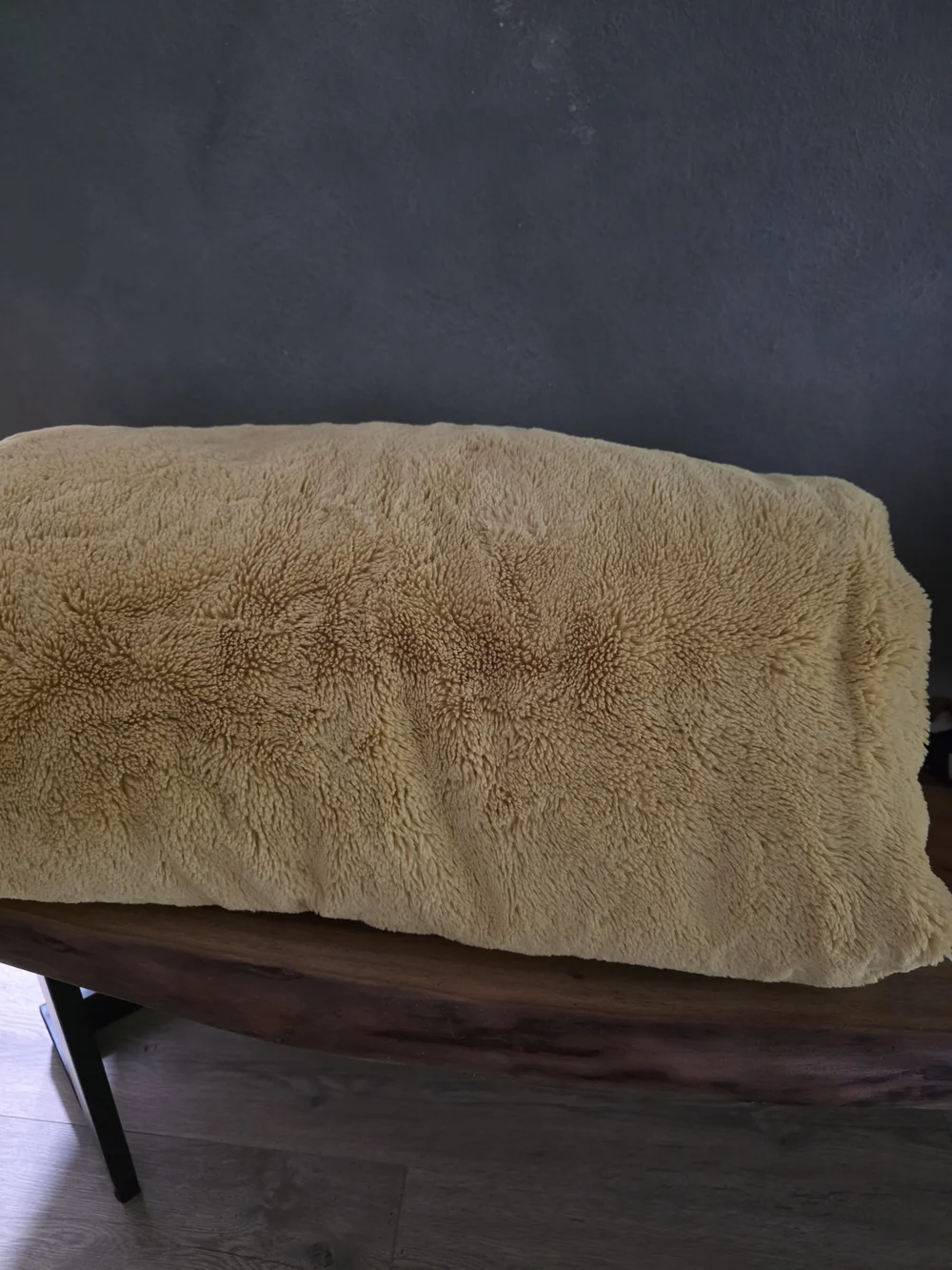 Plush Luxury Throw Blanket – Cream Faux Fur